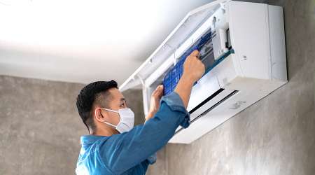 Ductless heat pump service and installation