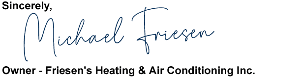 Friesen's Heating and Air Conditioning